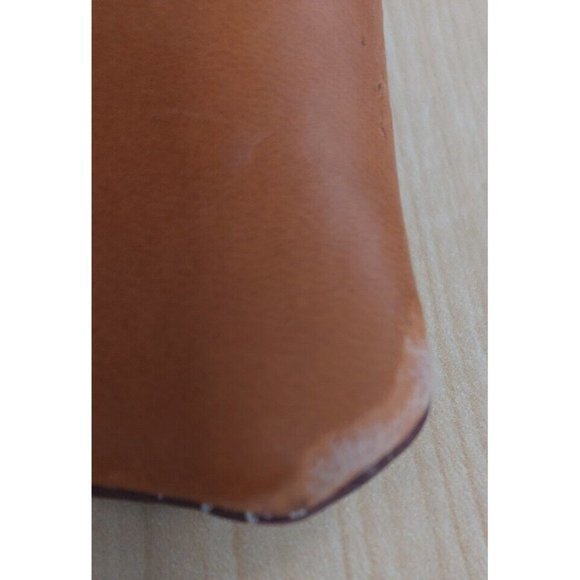 Rosme Burgundy and Brown Leather Purse Crossbody Made in Spain  - 11 in x 9‎ in - Picture 8 of 10